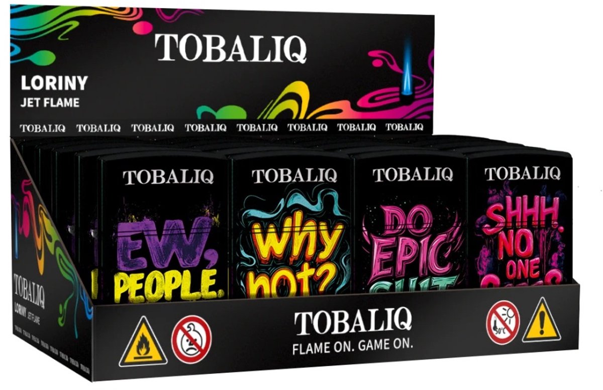 Jet Flame Aansteker - Design Loriny Words - Gasbrander - Aansteker - Navulbaar - Stormaansteker - Vuurwerk aansteker - BBQ - Gasaansteker
