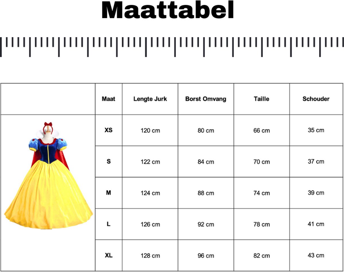 Joya Party® Sneeuw Prinses Verkleed Jurk Volwassenen | Prinses Glamour Jurk | Carnaval Verkleedjurk Dames | Prinsessenjurk Vrouwen | Carnavalskleding | — afbeelding 14