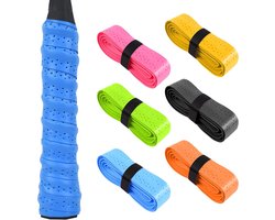 Tennisracket Grip Tape - 6 stuks - Zelfklevende tennisracket griptape - Voorgesneden antislip tennisgriptape - Zweetafvoerend en zweetbestendig tennisgriptape - Voor rackets, badmintonrackets en golfclubs