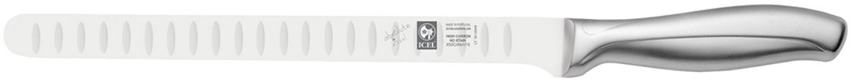 ICEL - Absolute Steel - Ham/Zalmmes met kuiltjes - 25cm lemmet
