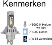 H4 LED lamp/6500k /Auto/Canbus / 12V /2Stuks
