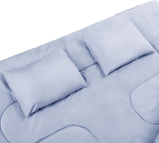 Outtec® Slaapzak voor 2 Personen - Slaapzak Dubbel - Double Slaapzak - Tweepersoons Slaapzak - 2 Kussens - 220 x 150 cm - Klein Pakformaat - Outdoor, Camping van Outtec — afbeelding 5