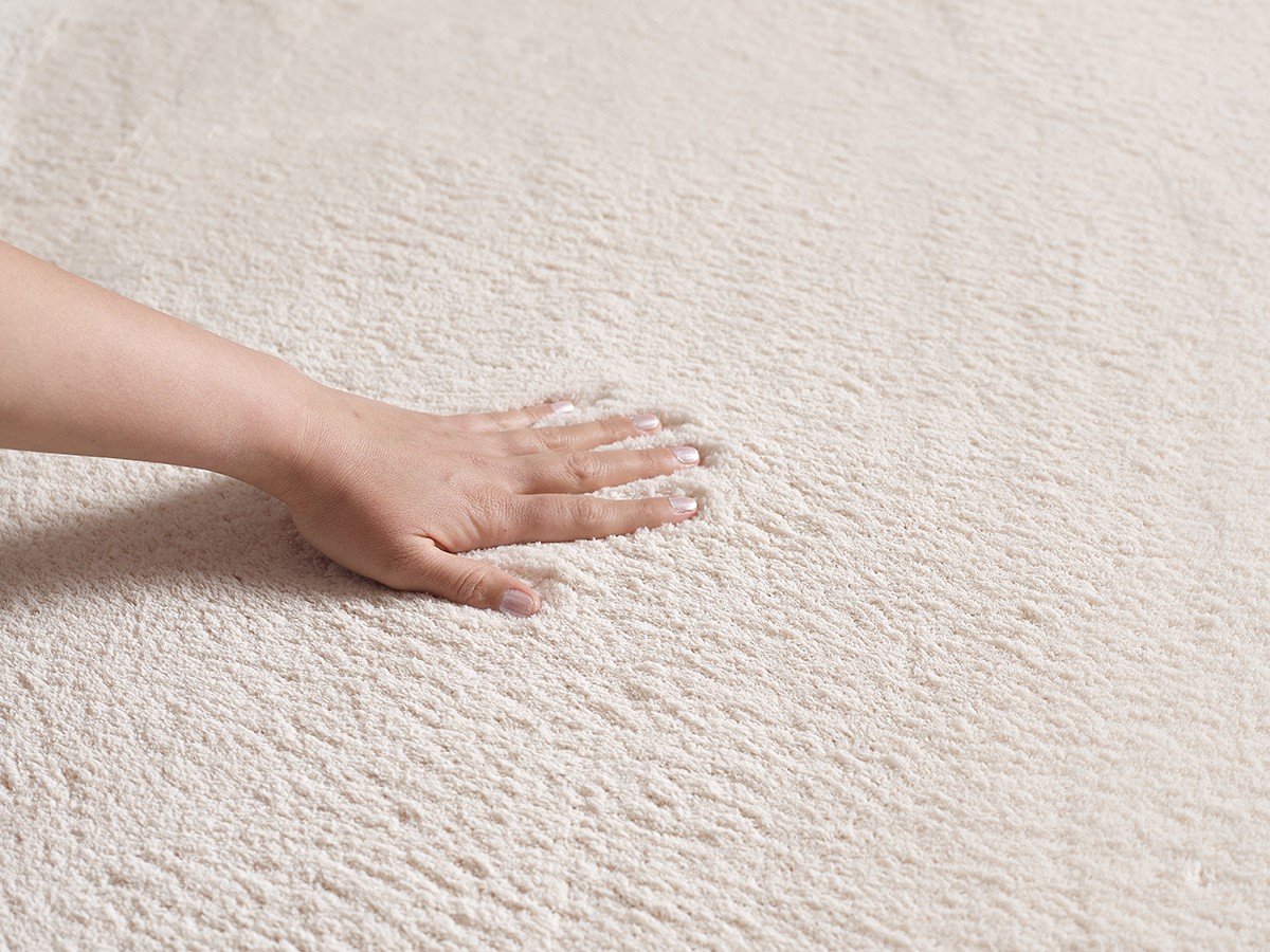 Vloerkleed Loft Shape – Zacht Hoogpolig Vloerkleed in Beige, Wasbaar tot 30° & Pluizig-140 x 200 cm