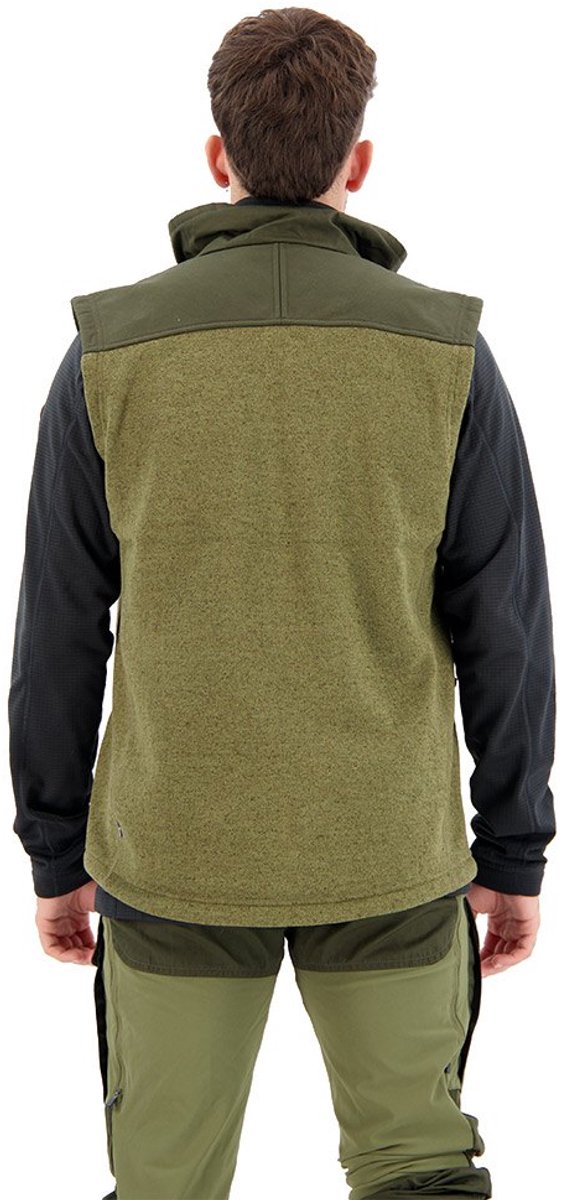 Fjällräven Buck Vest Heren, olijf/beige Maat XL