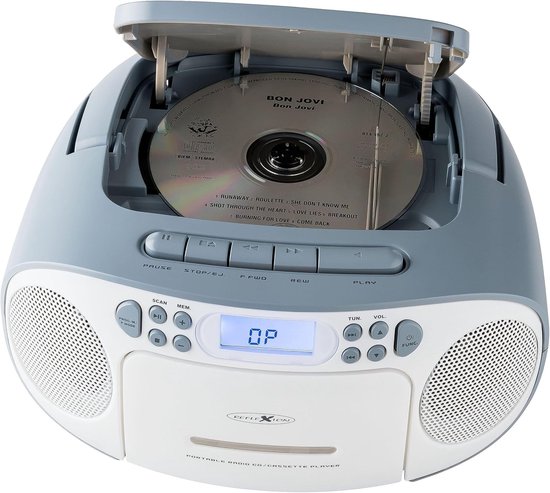 Dual Radio Cassette Dab-P 210 avec CD - Dab( )/FM - Boombox - Lecteur CD - Haut-Parleur stéréo