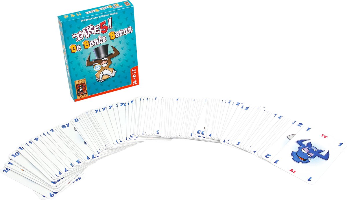 999 Games - Take 5! - De Bonte Baron - kaartspel - iedereen kan winnen! — afbeelding 7
