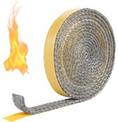 Pellet kachel verwarming pakking voor glas en oven afdichting glasvezel, 12 mm breed, 3 mm dik (400 cm