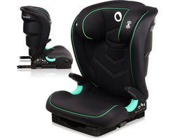 Lionelo Neal i-Size Premium Autostoel 100-150 cm – ISOFIX – Verstelbare hoofdsteun (14 posities) – Ventilatiesysteem – Zijbescherming – i-Size goedgekeurd – Wasbare bekleding – Groeit mee tot 12 jaar – Inclusief kinderkaart
