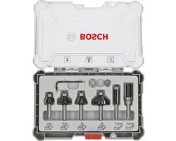 Bosch 2607017468 6-delige Frezenset in cassette - Afronden en profileren - 6mm