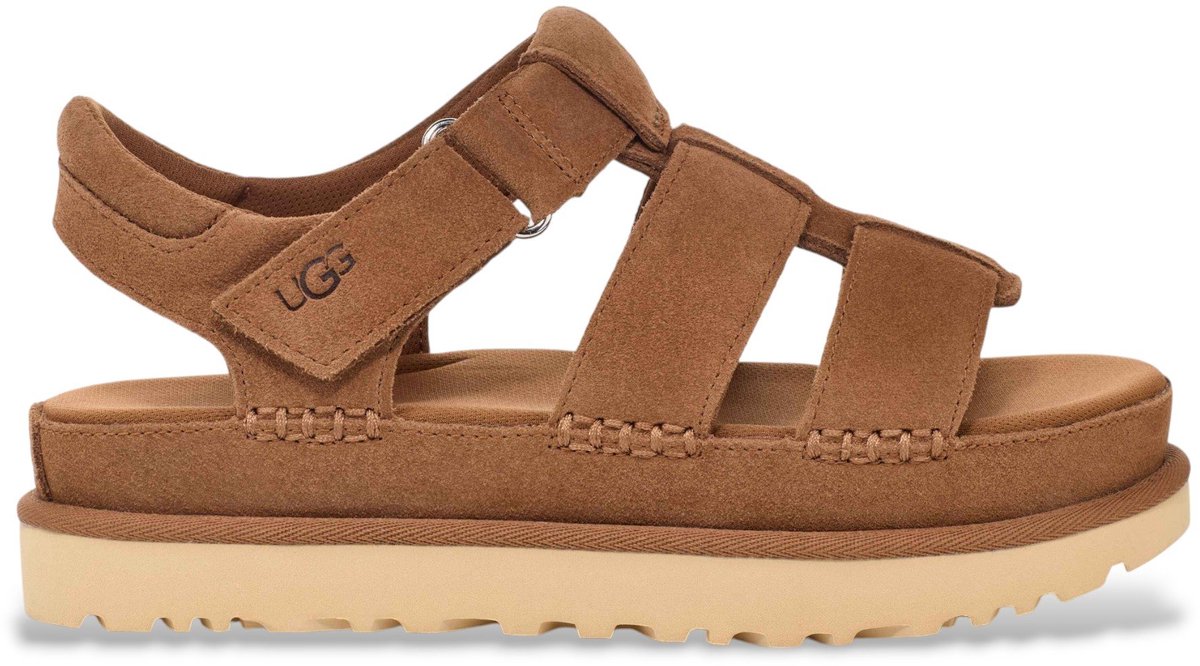 UGG Goldenstar Sandalen Suède verstelbare band Bruin EU 38