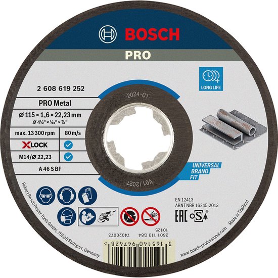 150 Mm Slijpschijf Bosch Professional Rubberen Slijpschijf 150 Mm - Eén Stuks, Duurzaam En Betrouwbaar Poetsmachine Auto