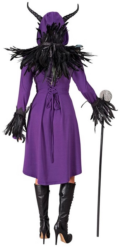 WIDMANN - Robe gothique médiévale violette pour femme - M