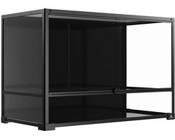 Terra Della Knockdown terrarium 90 x 45 x 60CM voor reptielen, amfibieën en insecten