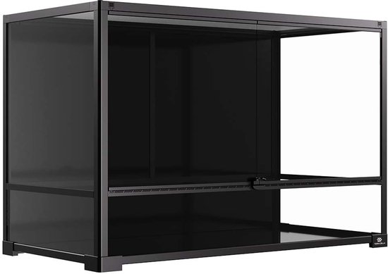 Terrarium Reptielen REPITERRA Terrarium Für Reptilien & Amphibien, Holzterrarium Mit Seitenbelüftung 100x50x40 Cm Zelf Monteren Terrarium