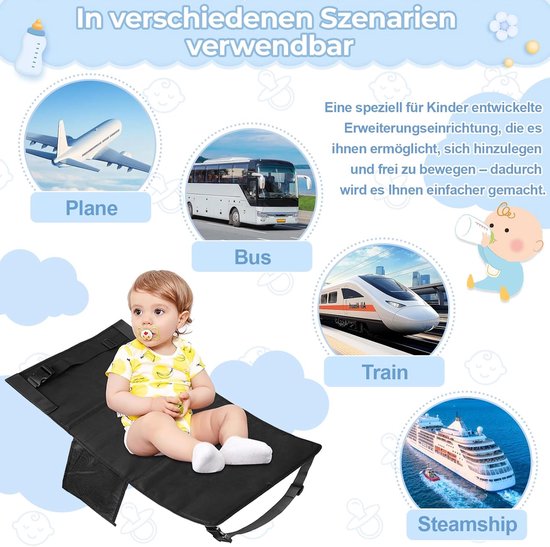 Lit Bebe Pliable Repose Pied Avion Enfant Extension De Siu00e8ge D'avion Pour Enfant, Lit D' Avion De Voyage Voyage Accessoires Lit Portable Avion Enfant 77x44cm Pliable Lit Bebe Pliable Repose Pied Avion Enfant Extension De Siu00e8ge D'avion Pour Enfant, Lit D' Avion De Voyage Voyage Accessoires Lit Portable Avion Enfant 77x44cm Pliable