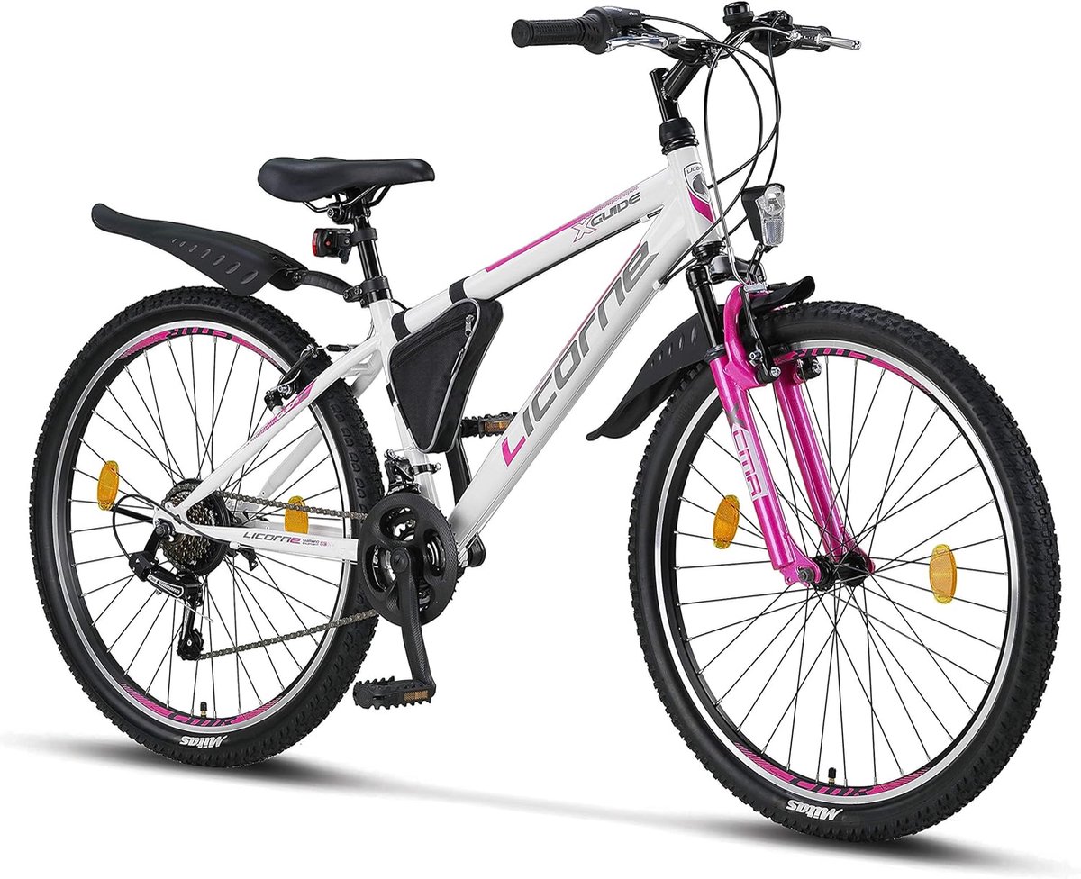Premium Mountainbike 26 inch voor Jongens en Meisjes - 21 Versnellingen en Vorkvering