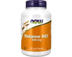 Betaïne HCL 648 mg (120 vegan capsules)