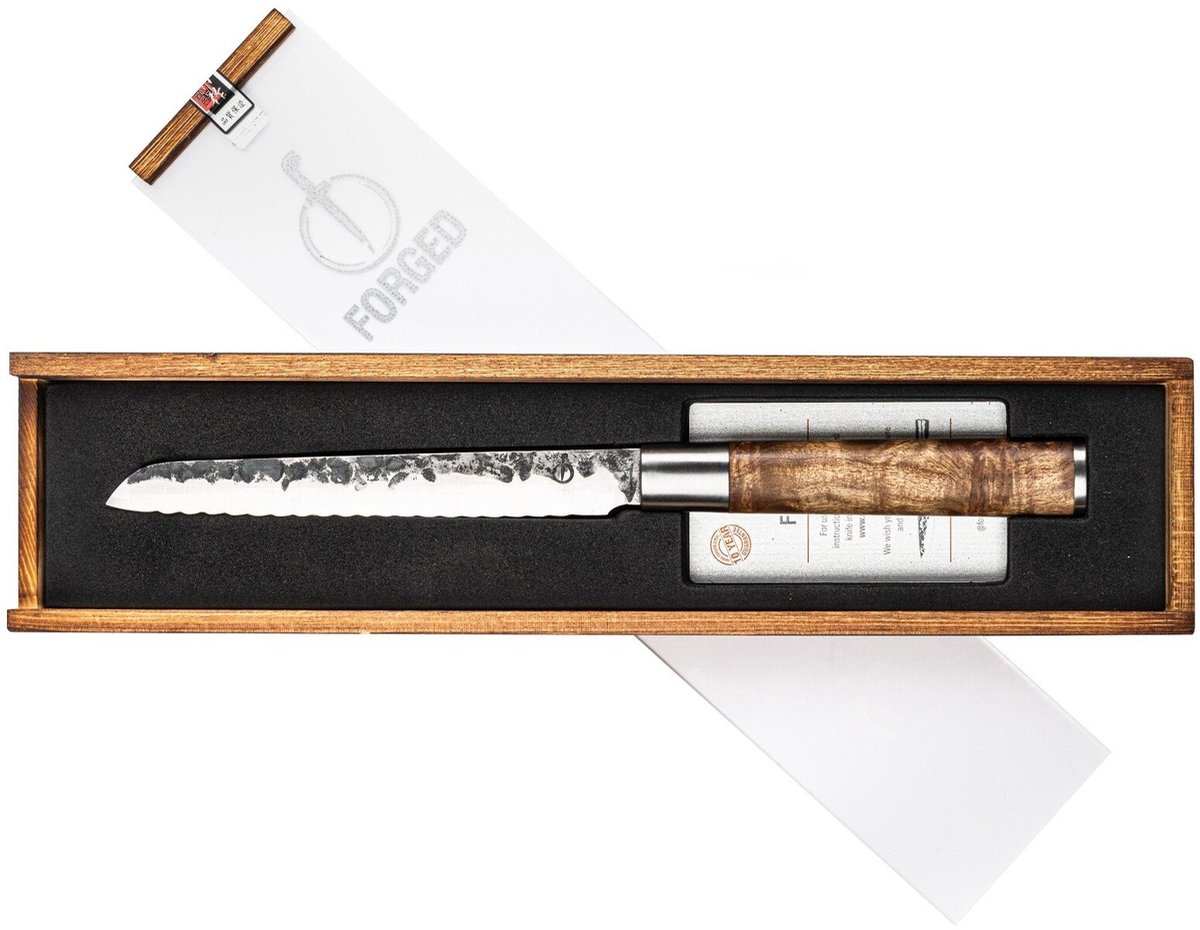 Forged VG10 universeel mes - 14cm - gekarteld