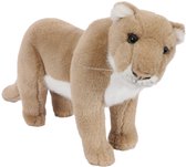 Uni-Toys Zwarte Panter – Zittend, 25 Cm – Pluche Knuffeldier Van Hoge Kwaliteit