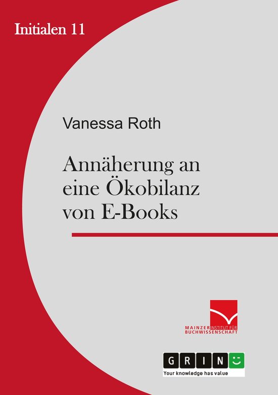Annäherung an eine Ökobilanz von E-Books - cover