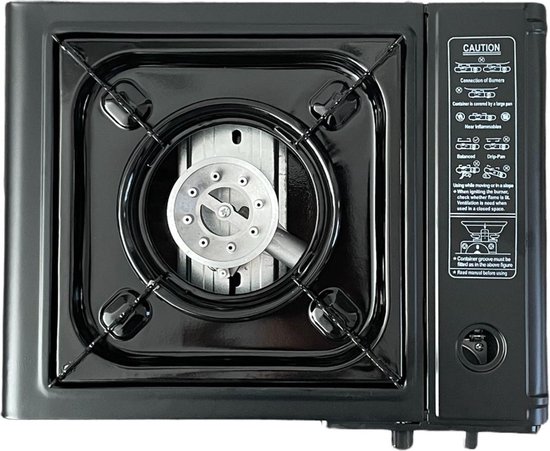 Gasfornuis met Koffer en 16 Gaspatronen - Ideaal voor Camping en Fondue — afbeelding 3