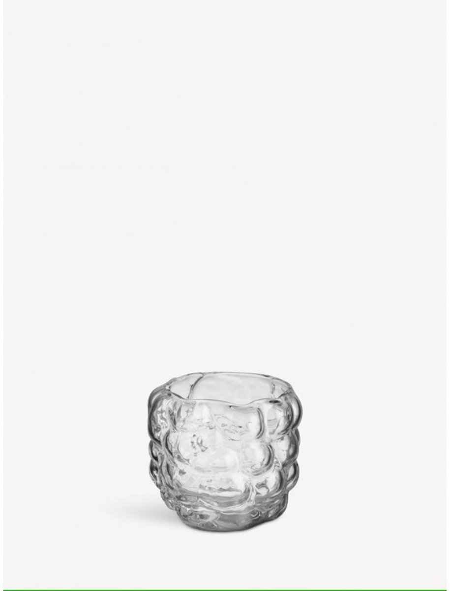 Kosta Boda Moss theelichthouder H7.3cm D8cm helder