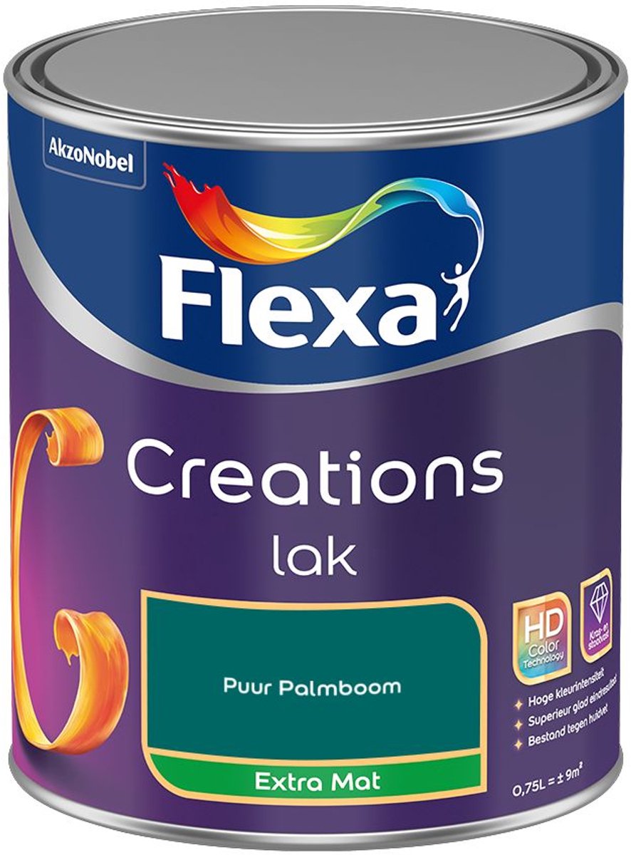 Flexa - Creations Lak Extra Mat - Puur Palmboom - Mengverf - 750 Ml