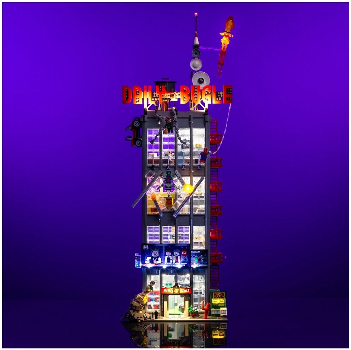 LMB 2.0 - Verlichtingsset geschikt voor LEGO® Daily Bugle 76178