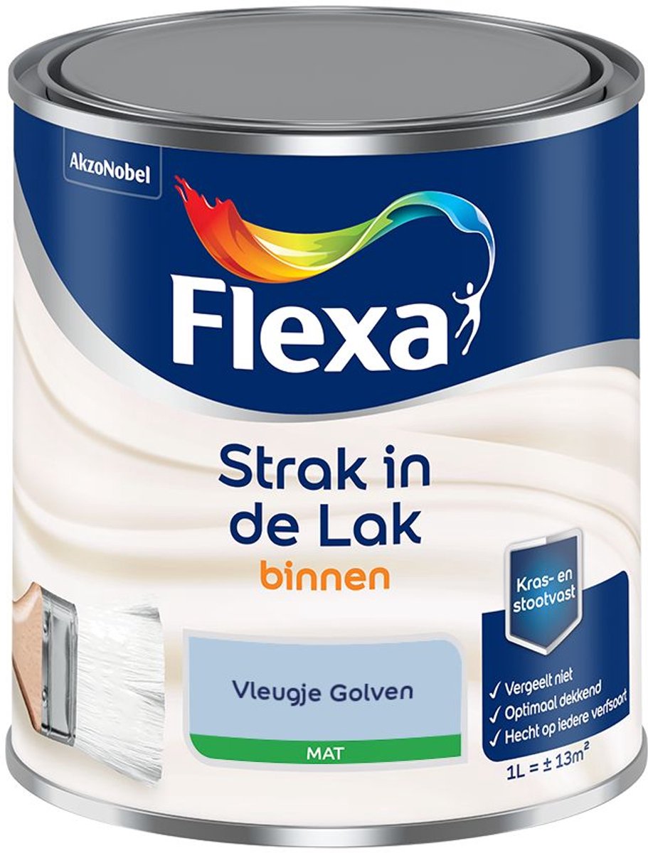 Flexa - Strak in de Lak Binnenlak Mat - Vleugje Golven - Mengverf - 1 L