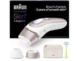 Braun Smart IPL Skin i·expert - Ontharing thuis - Etui - Venus-scheersysteem - 2 Koppen - PL7147