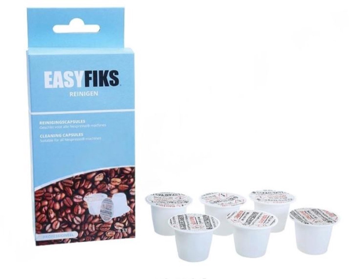 Easyfiks Reiniging Capsule Cleaner Nespressomachine