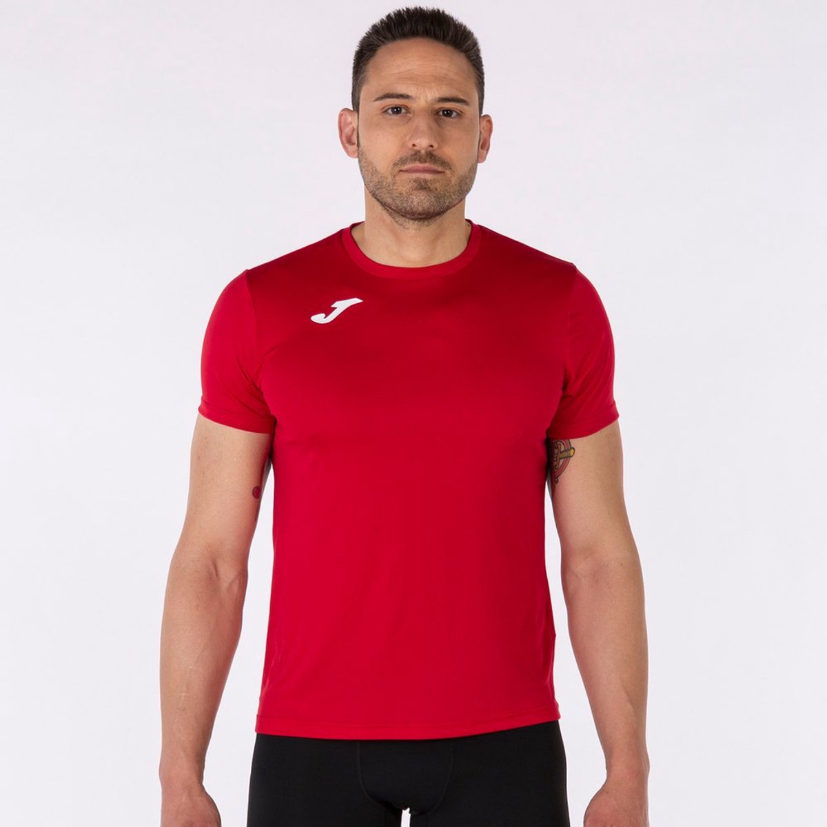 Joma Record Ii T-shirt Met Korte Mouwen Rood S Man