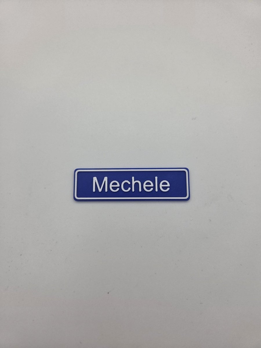 3D plaatsnaam speldje Mechele