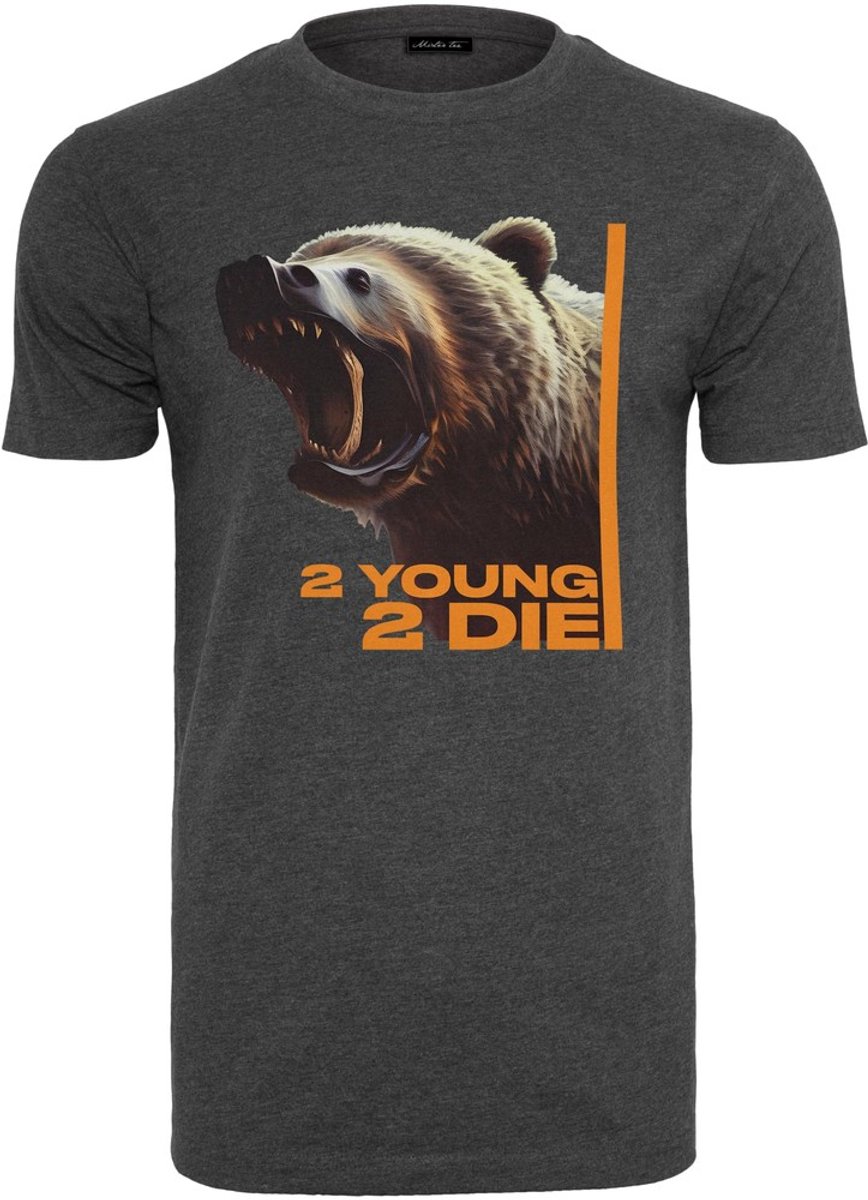 Mister Tee 2 Young 2 Die Heren T-shirt L Grijs
