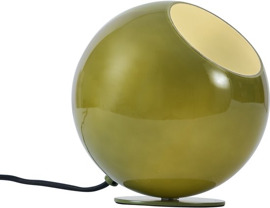 QAZQA mabel - Retro Tafellamp - 1 lichts - H 18.5 cm - Groen - Woonkamer | Slaapkamer