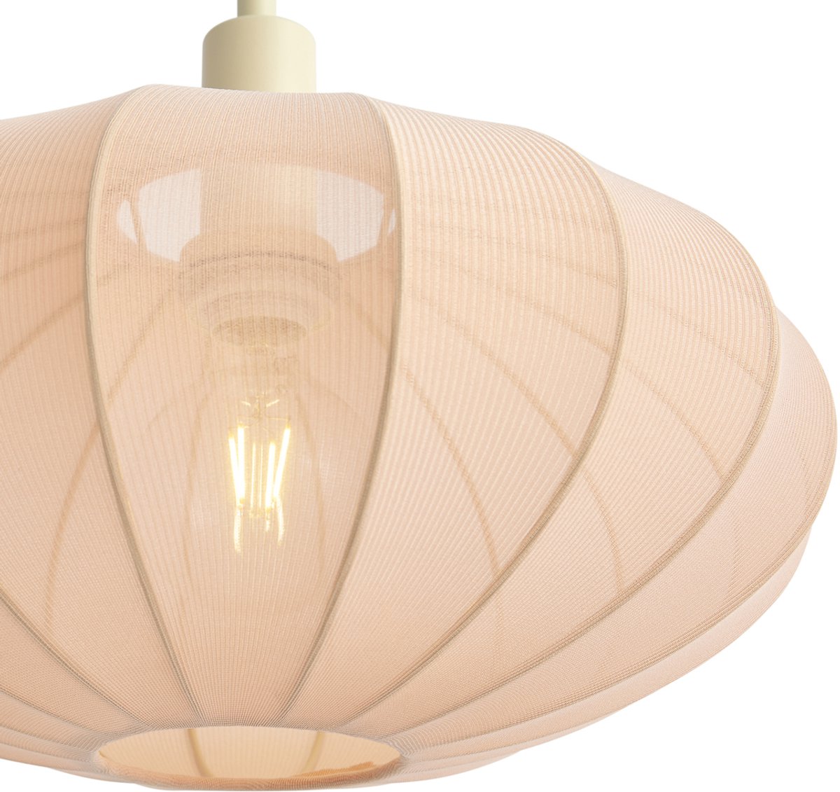 QAZQA bida - Japandi Vloerlamp | Staande Lamp - 1 lichts - H 160 cm - Beige - Woonkamer | Slaapkamer thumbnail 5