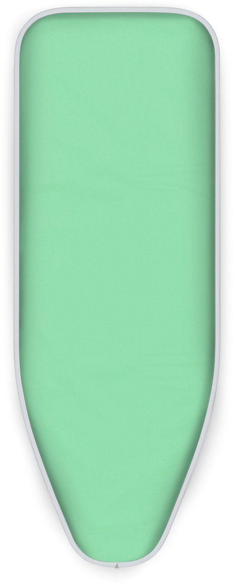 Mondo strijkplankovertrek met molton - Universeel tot max 122 x 43cm - Geschikt voor Leifheit 110 x 30 cm en 120 x 38 cm strijkplankhoes met onderlegger - Groen