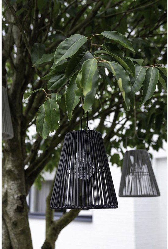 JENS Living Solar Lantaarn - Tafellampen elektrisch - Zwart van JENS Living — afbeelding 4