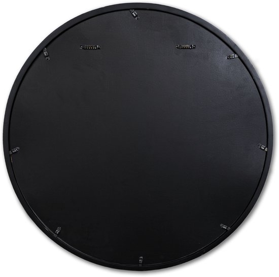 Affiche encadrée ronde - Cadre photo 60x60 cm - Posters - Vogels - Coloré - Branche - Abstrait - Cadre affiche rond noir - Décoration - Décoration murale salon - Décoration murale chambre