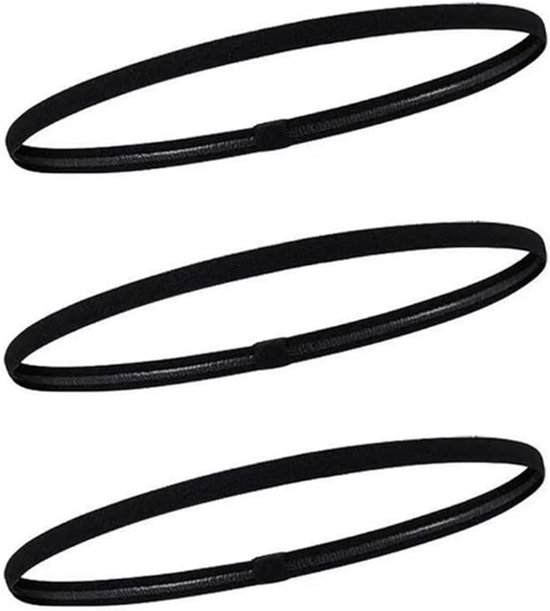 3 stuks heren haarbanden, elastische heren haarbanden, antislip sport hoofdbanden voor yoga, voetbal, joggen, dames en heren