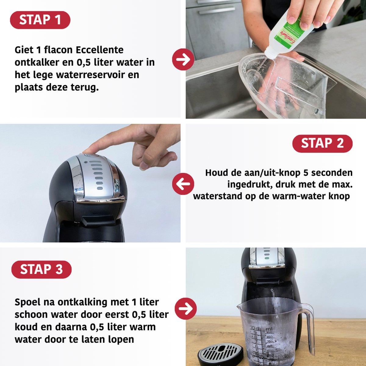 12x Eccellente Ontkalker voor Dolce Gusto Koffiemachines thumbnail 4