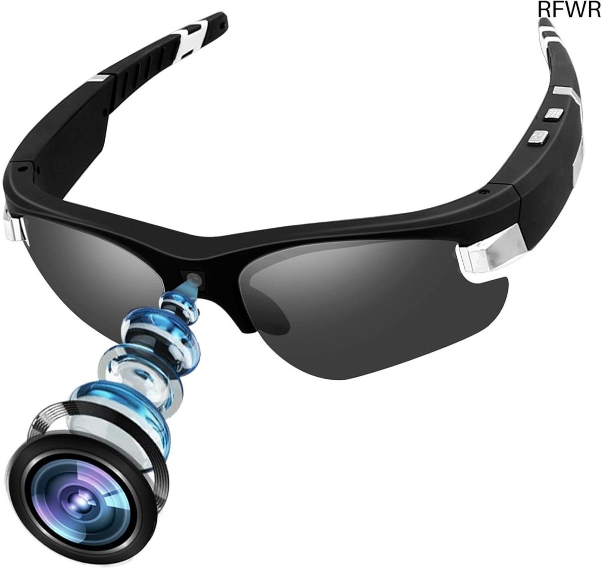 RFWR® Mini-camera 1080p HD met Polarized Lens - Handsfree Video- en Foto-opname