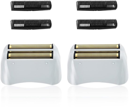 2-pack professionele scheermesjes, geschikt voor andis 17150 (TS-1) / 17155 / 17200 scheermessen, professionele vervangende mesjes "goud