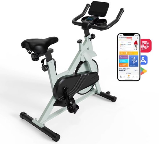 Hometrainer - Fitness Fiets - Indoor Cycling - Met 32 weerstandssniveaus - Spinningfiets - Hometrainer voor thuis - Cardio
