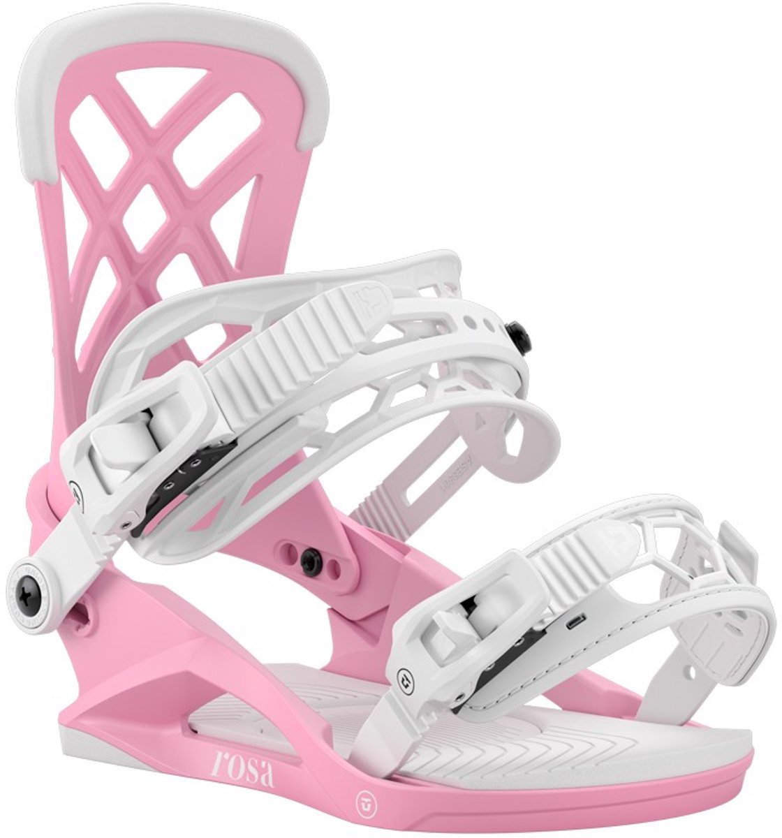 Union Binding Rosa Snowboardbindingen Voor Vrouwen Roze S Vrouw