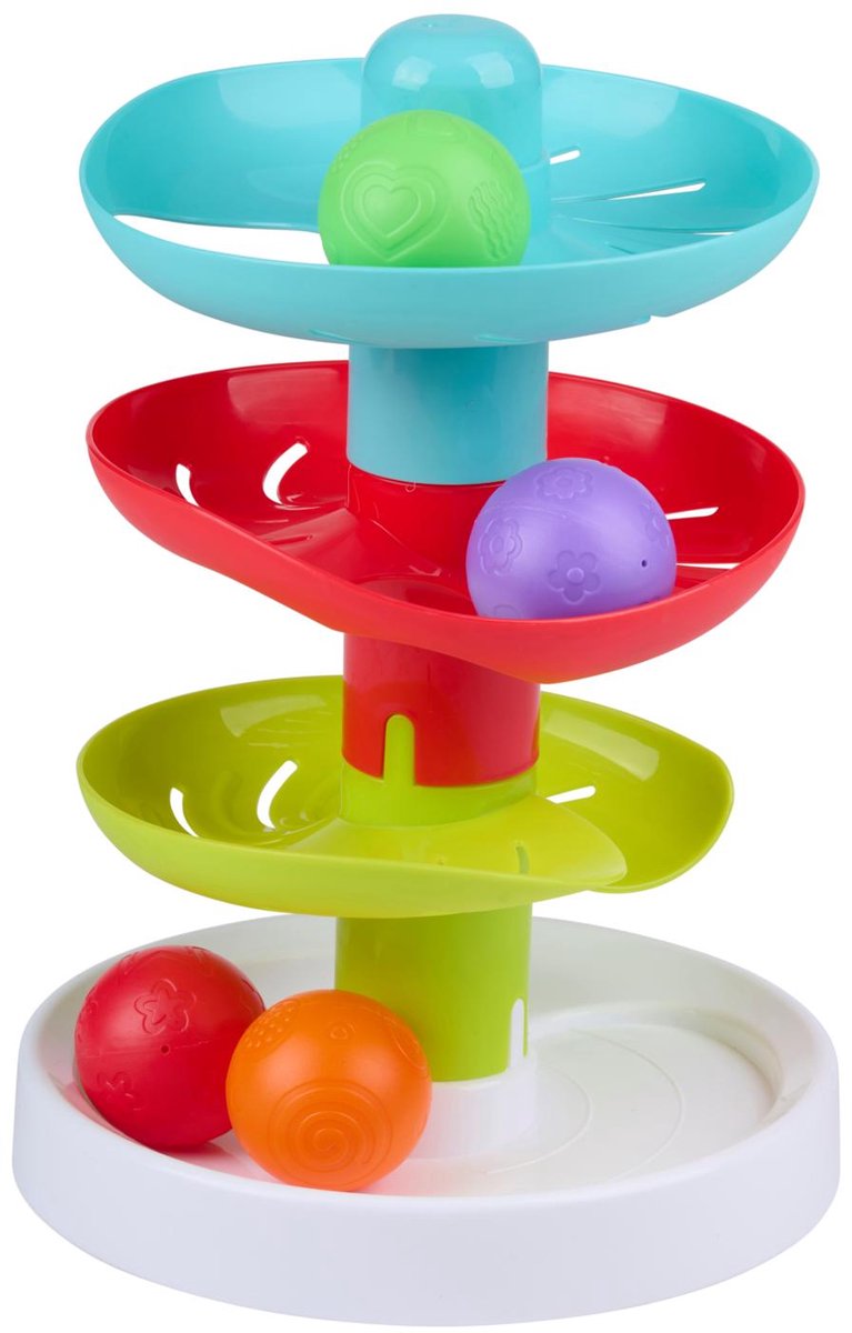 Let'S Play Roll & drop tower 5pcs - 5 Stuks