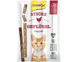 24x GimCat Sticks Gevogelte 4 stuks