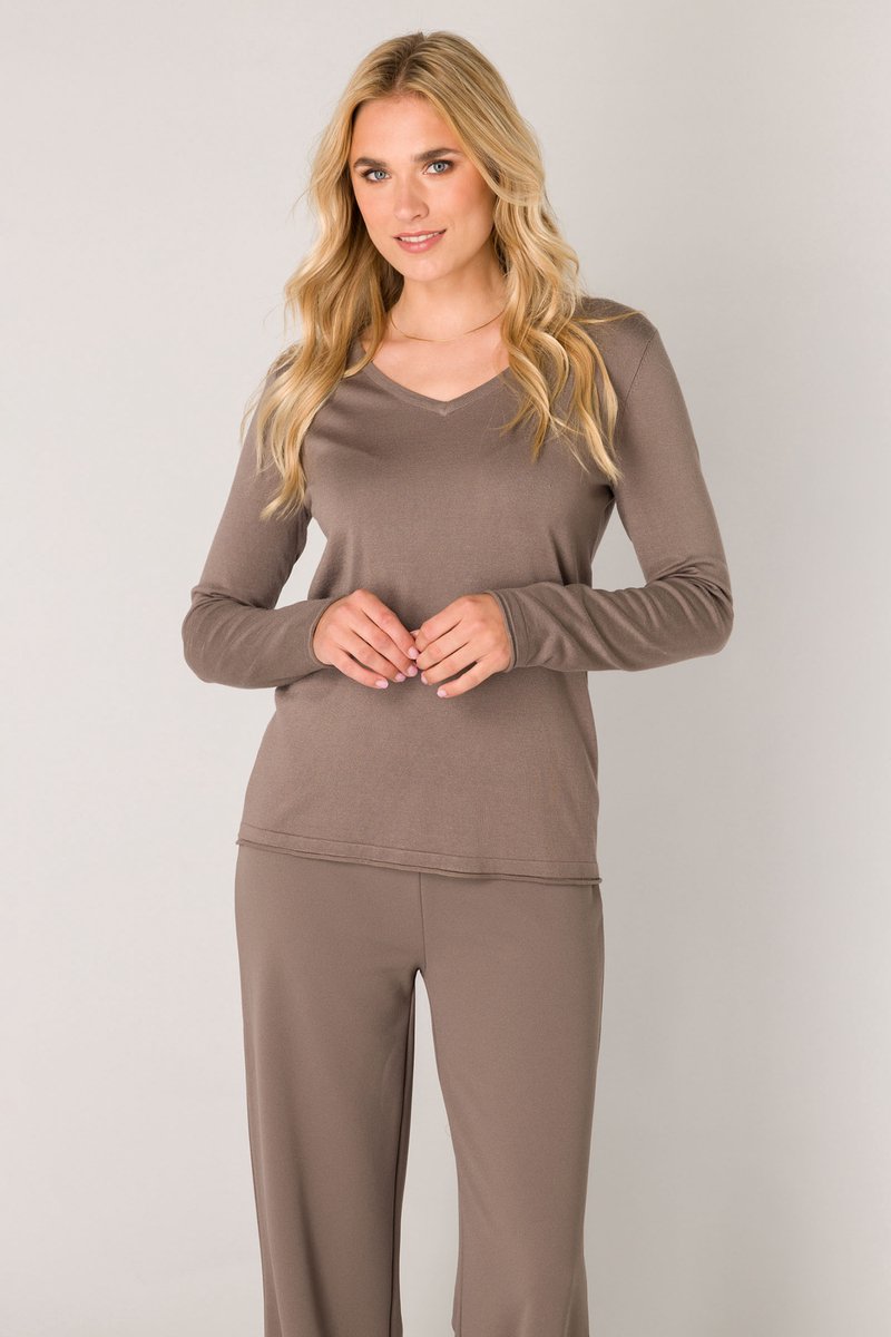 BASE LEVEL Yola Trui - Dark Taupe - maat 44