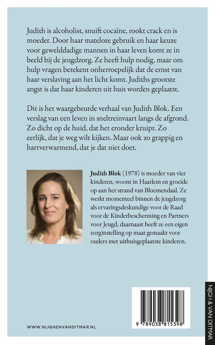 Mama is verslaafd - back cover