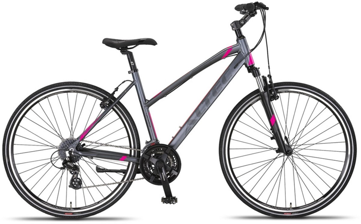 Altec Damesfiets Legarda 28 Inch 49 cm Dames 24V V-Brakes Antraciet